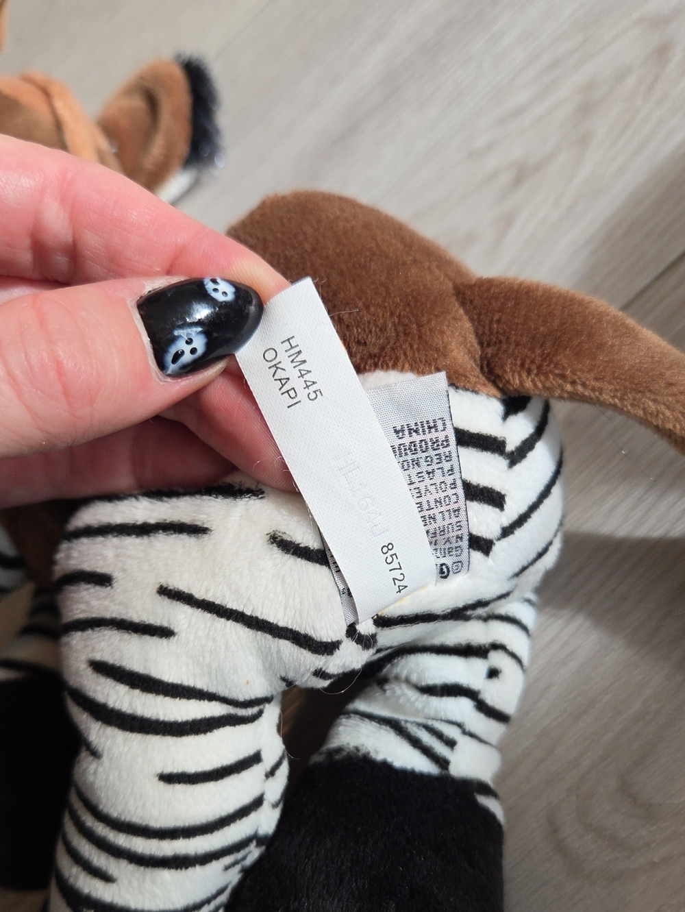 Webkinz Okapi Plush, No Code - Picture 5 of 5